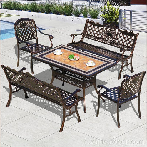 Mobilier d&#39;extérieur Garden Set Table de pit-feux de jardin